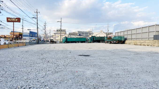 槙島エリア　コンビニ建設地画像