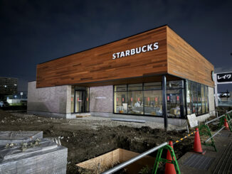 マクドナルド １号線城南宮店の跡地にオープン予定のスターバックス コーヒーの画像