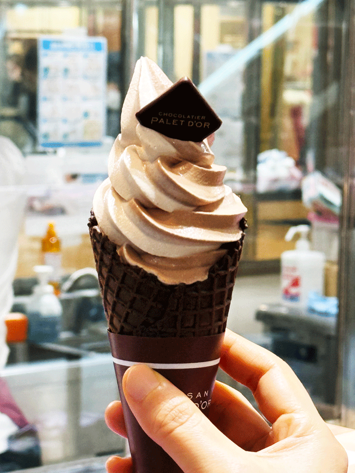 サロン・デュ・ショコラ 2026のソフトクリームの画像